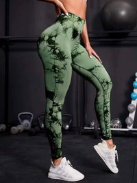 Legging Tie-Dye Verde