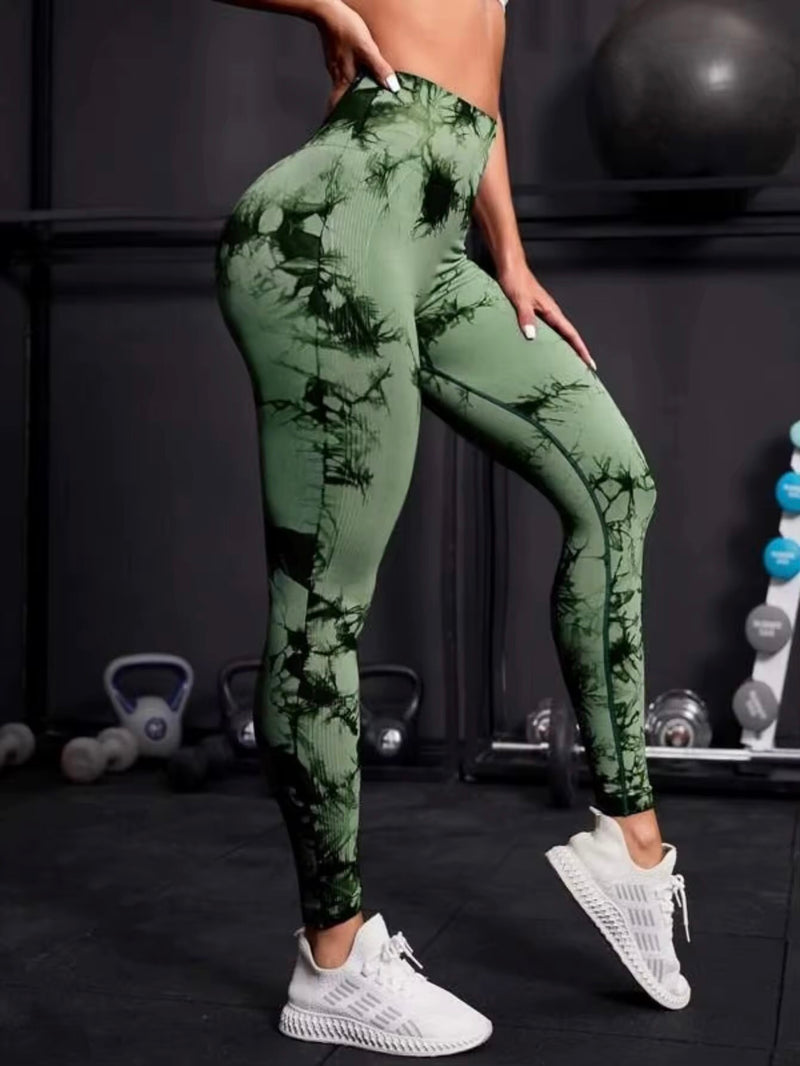 Legging Tie-Dye Verde