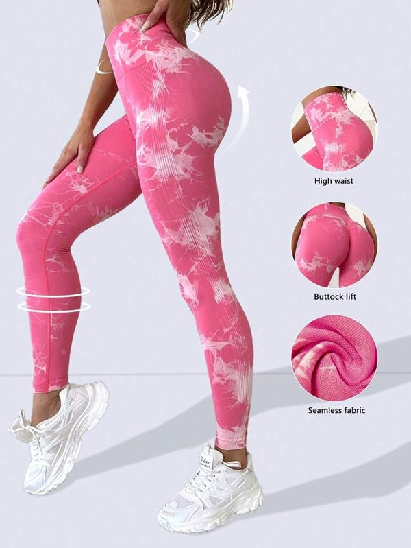 Legging Tie Dye Pink WHITE!