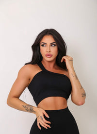 Conjunto canelado uma alça