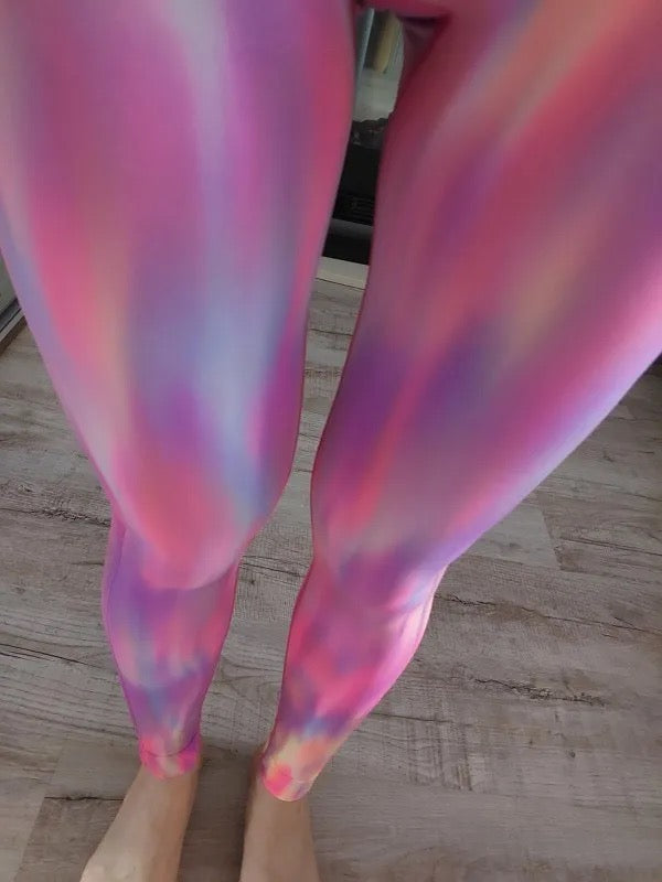 Calça legging  3D gradiente✨
