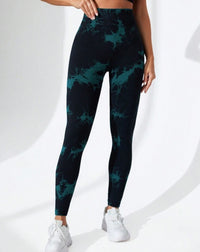 Legging Tie Dye Preto Verde !