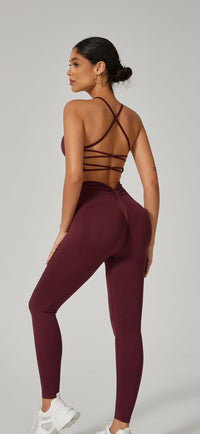 Conjunto top transversal legging empina bumbum🍑