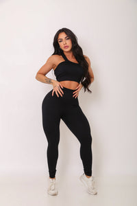 Conjunto canelado uma alça