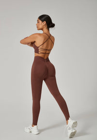 Conjunto top transversal legging empina bumbum🍑