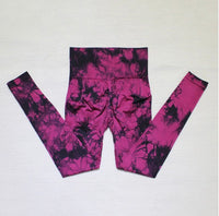 Legging Tie Dye Vinho Empina Bumbum!🍑