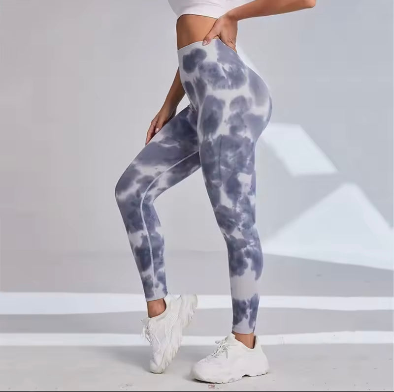 Legging Tie Dye Cinza WHITE