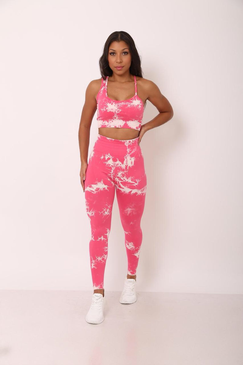 Conjunto Tie Dye pink WHITE