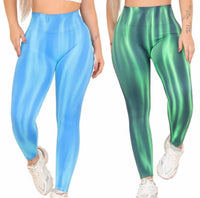 Calça Legging  3D Gradiente Empina Bumbum