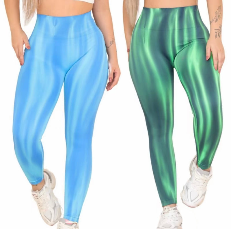 Calça Legging  3D Gradiente Empina Bumbum