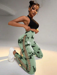 Legging TIE- DYE  detalhes lateral