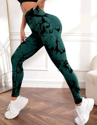 Legging Tie Dye Verde Empina Bumbum!🍑