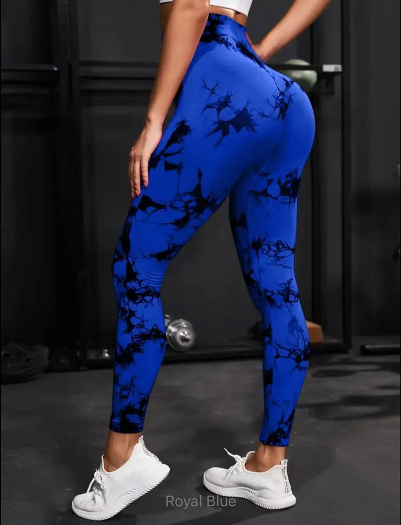 Legging Tie- Dye azul Royal!