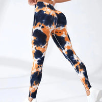 Legging Tie Dye  Laranja