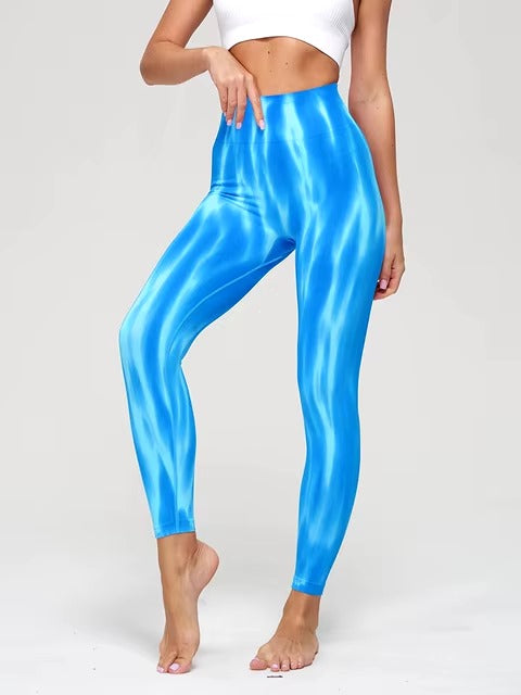 Legging 3D Azul Celeste
