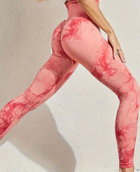 Legging Tie Dye laranja