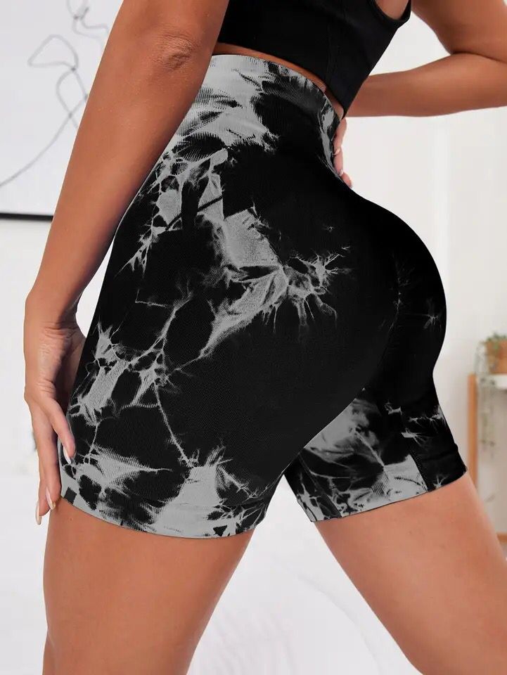 Short Tie Dye black