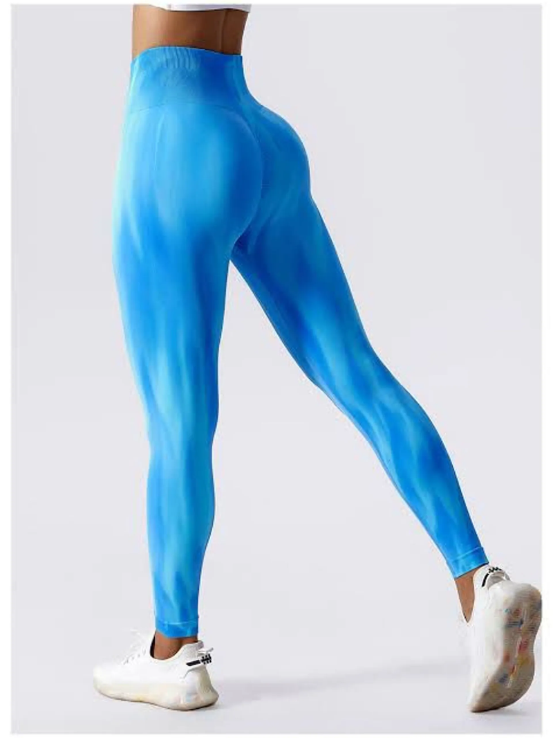 Legging 3D Azul Celeste
